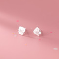 A35932 s925 sterling silver fashion chic smile earrings