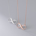 A37463 s925 sterling silver rhinestone design elegant necklace