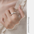 A39806 s925 sterling silver grade adjustable ring