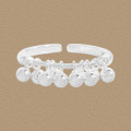 A45909 sterling silver s925 adjustable ring