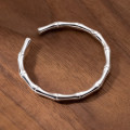 A38096 silver adjustable bangle design elegant bracelet