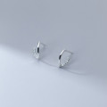 A35799 s925 sterling silver geometricV earrings