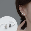 A35896 s925 sterling silver trendy earrings