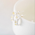 A41864 s925 sterling silver sweet tree flower stud earrings design earrings