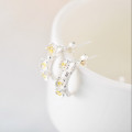 A41864 s925 sterling silver sweet tree flower stud earrings design earrings