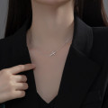 A35400 s925 sterling silver cross necklace