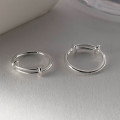 A44178 s925 silver simple bar fashion adjustable ring