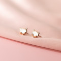 A35763 s925 sterling silver shell earrings
