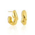 A43590 unique elegant geometric s925 sterling silver stud earrings
