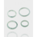 A42793 design minimalist geometric natural circle ring