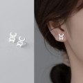 A35441 s925 sterling silver unique women small earrings