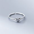 A36175 s925 sterling silver heart simple cute heartshape cute ring