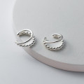 A39175 s925 sterling silver cute clipon dainty unique earrings