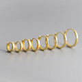 A39012 silver circle fashion geometric earrings