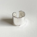 A32673 925 sterling silver geometric minimalist ring