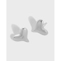 A33104 design chic geometric heartshape qualitys925 sterling silver earrings