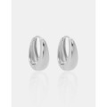 A37390 design elegant simple unique geometric circle s925 sterling silver earrings