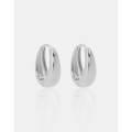 A37390 design elegant simple unique geometric circle s925 sterling silver earrings