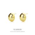 A39340 sterling silver simple grade stud unique fashion earrings