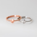 A45532 s925 sterling silver trendy sweet ring