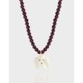 A40511 design purple sterling silver s925 necklace