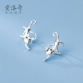 A33257 s925 sterling silver simple cute clipon fashion sweet chic trendy earrings