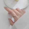 A33500 s925 sterling silver chic weave ring
