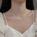 A35238 s925 sterling silver vintage sweet necklace