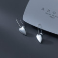 A34802 s925 sterling silver heart sweet earrings