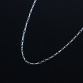 A33993 s925 sterling silver fashion hollowed square necklace