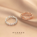A32109 s925 sterling silver hollowed ring