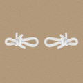 A44665 symmetric butterfly stud sterling silver s925 earrings