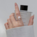A36189 s925 sterling silver sweet flower ring
