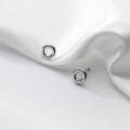 A35913 s925 sterling silver cute circle earrings