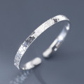 A42865 silver vintage adjustable bangle grade design bracelet