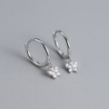 A43461 s925 sterling silver rhinestone butterfly sweet fashion elegant earrings