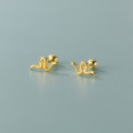 A36380 s925 sterling silver unique trendy earrings