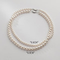 A38061 s925 sterling silver vintage design necklace