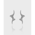 A36726 design minimalist qualitys925 sterling silver earrings