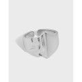 A33544 design minimalist irregular qualitys925 sterling silver adjustable ring