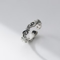 A45328 s925 sterling silver vintage dainty thai ring