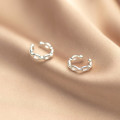 A32294 s925 sterling silver clipon hollowed unique trendy earrings