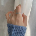 A38818 sterling silver simple ring