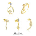 A45521 s925 sterling silver stud dainty trendy fashion earrings