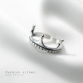 A32094 s925 sterling silver unique chic silver crown ring