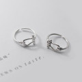 A34381 s925 sterling silver silver vintageU unique ring