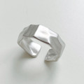 A32610 s925 sterling silver irregular adjustable ring