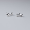 A42190 s925 sterling silver trendy sweet butterfly stud design earrings
