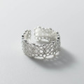 A38247 s925 sterling silver lace unique trendy ring