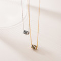 A31179 s925 sterling silver chic sparkling necklace